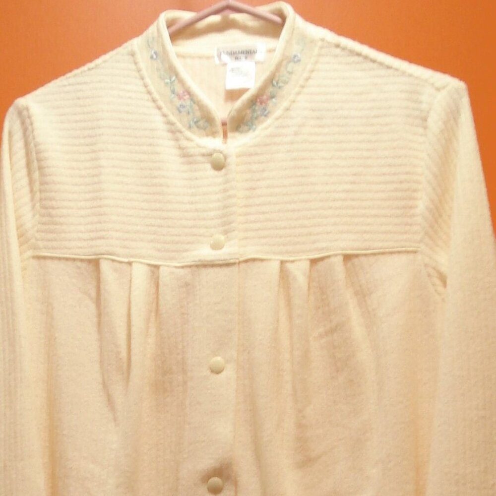 Vintage Long Sleeve Lounge Dress, Duster or Sleepwear.